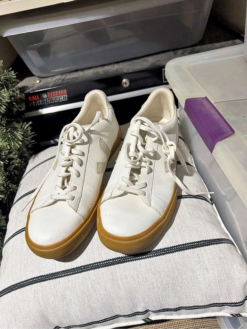 Veja Men's White Sneakers US 12